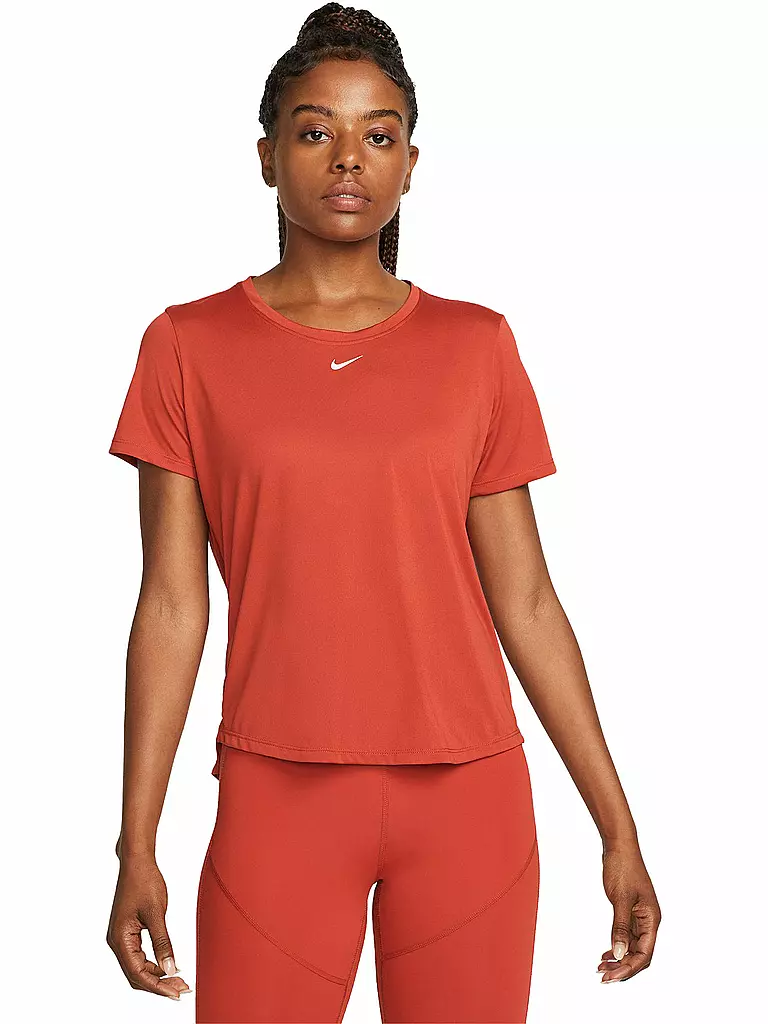 NIKE | Damen Fitnessshirt Dri-FIT One | rot