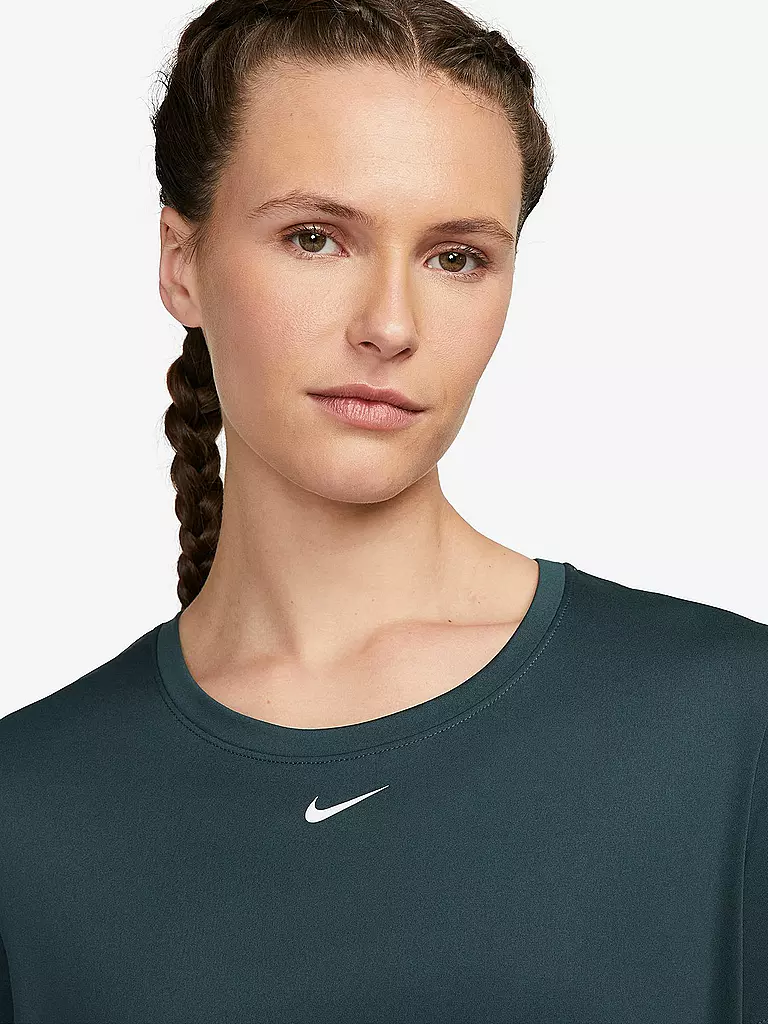 NIKE | Damen Fitnessshirt Dri-FIT One | petrol