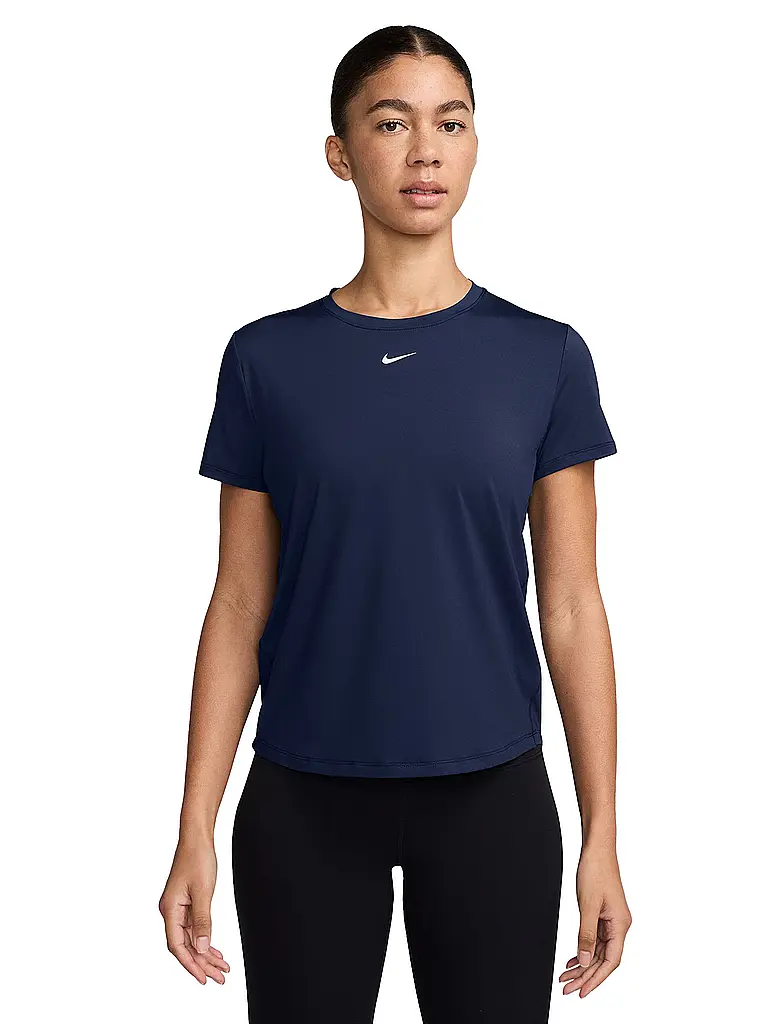 NIKE | Damen Fitnessshirt One Classic Dri-FIT | dunkelblau