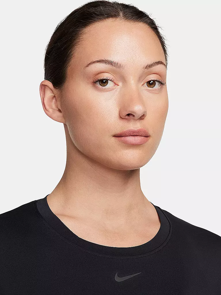 NIKE | Damen Fitnessshirt One Classic Dri-FIT | schwarz