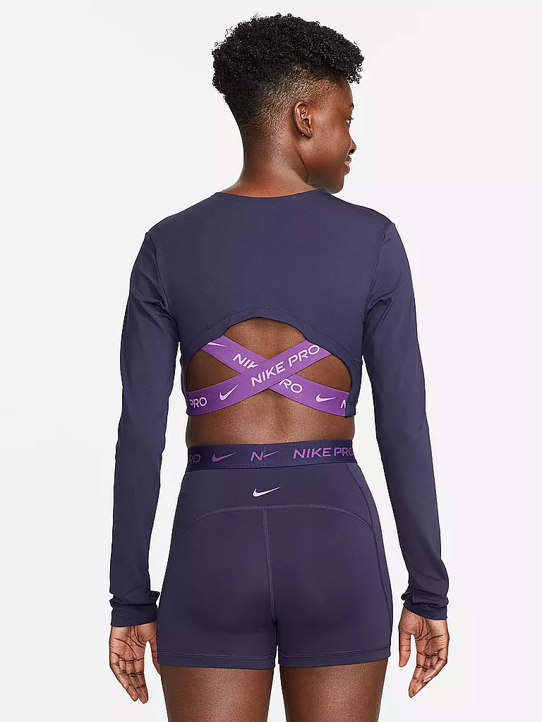 NIKE | Damen Fitnessshirt Pro Dri-FIT | lila