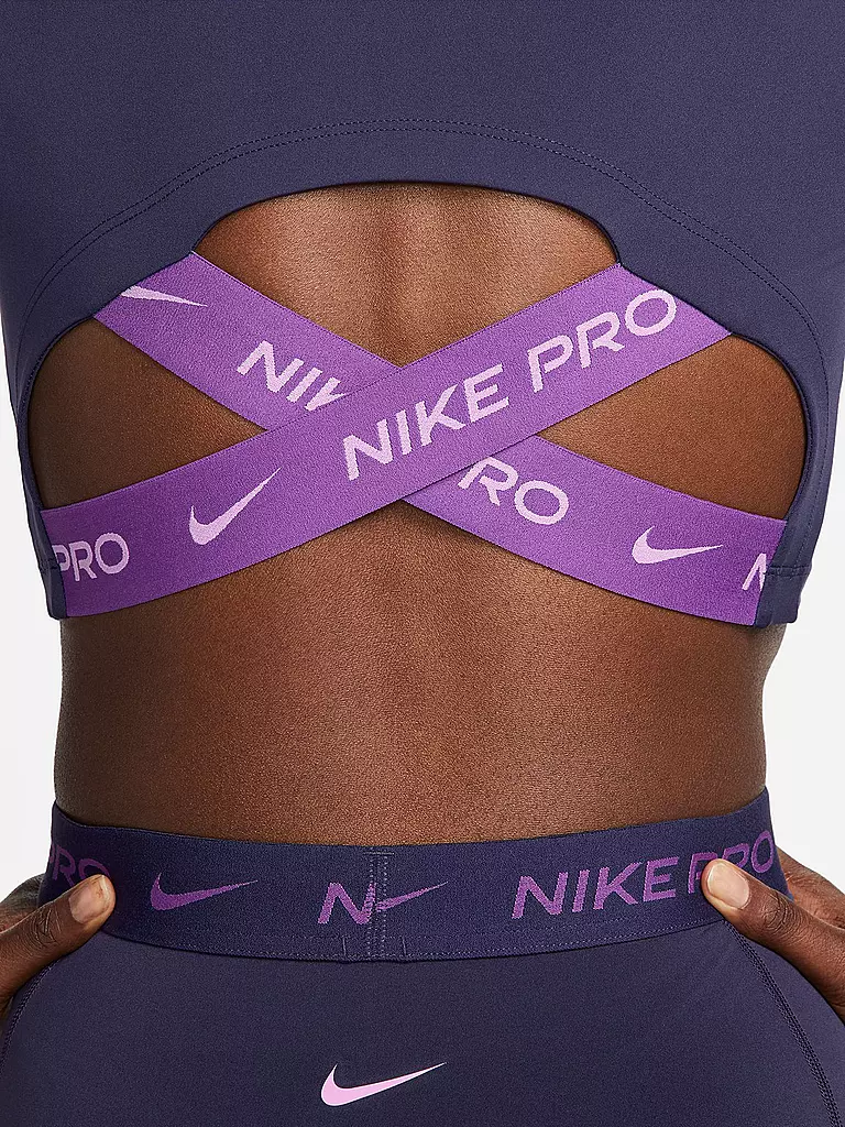 NIKE | Damen Fitnessshirt Pro Dri-FIT | lila