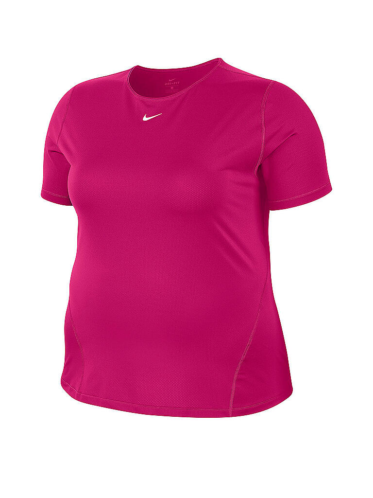 NIKE | Damen Fitnessshirt Pro Mesh | pink