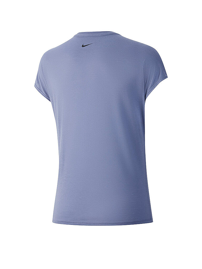 NIKE | Damen Fitnessshirt Sparkle Dri-FIT | blau
