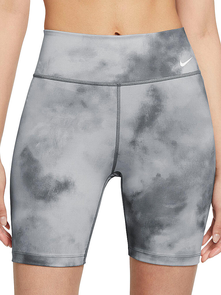 NIKE | Damen Fitnessshort Radler One Icon Clash | grau