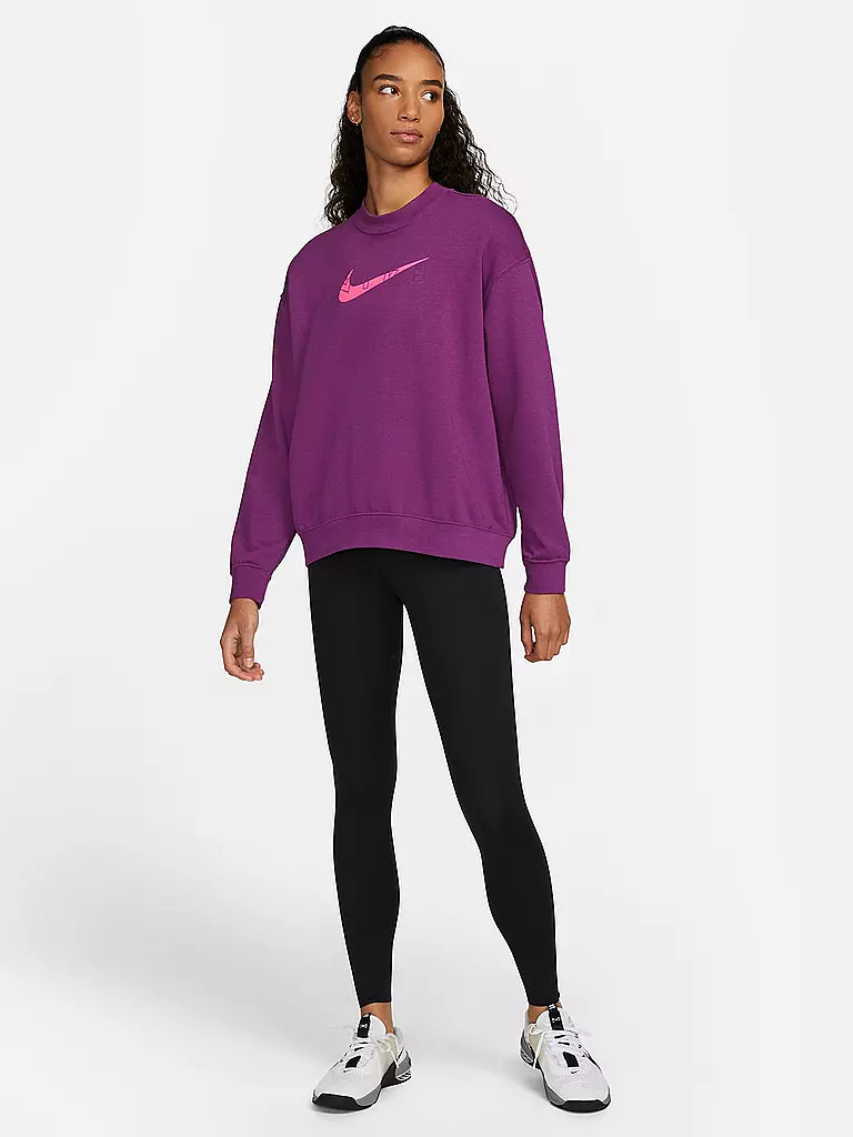 NIKE | Damen Fitnesssweater Dri-FIT Get Fit | lila