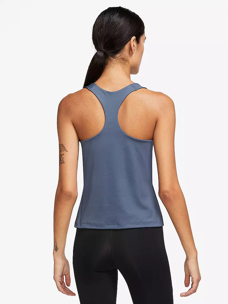 NIKE | Damen Fitnesstank Swoosh | blau