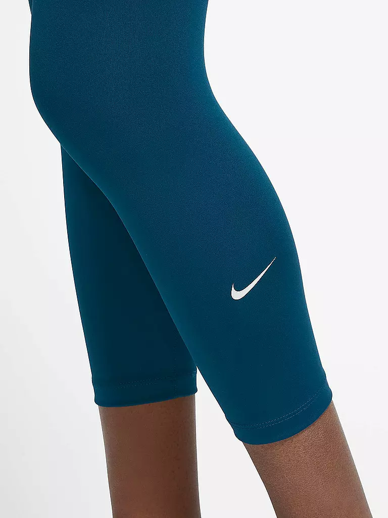 NIKE | Damen Fitnesstight Dri-FIT One | petrol