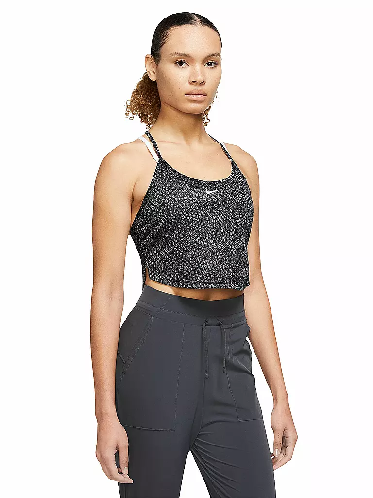 NIKE | Damen Fitnesstop One Dri-FIT | schwarz