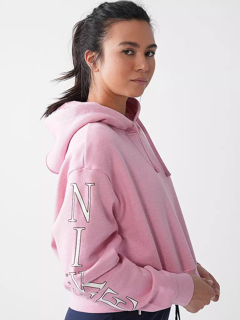 NIKE | Damen Hoodie  Sportswear Club Fleece Crop | rosa