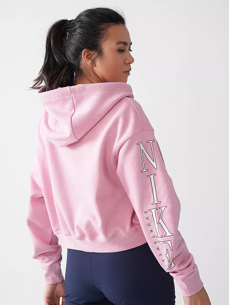 NIKE | Damen Hoodie  Sportswear Club Fleece Crop | rosa