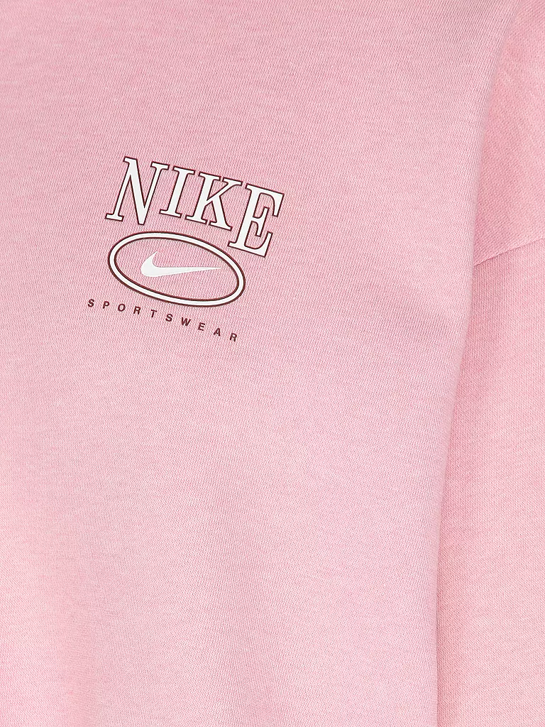 NIKE | Damen Hoodie  Sportswear Club Fleece Crop | rosa