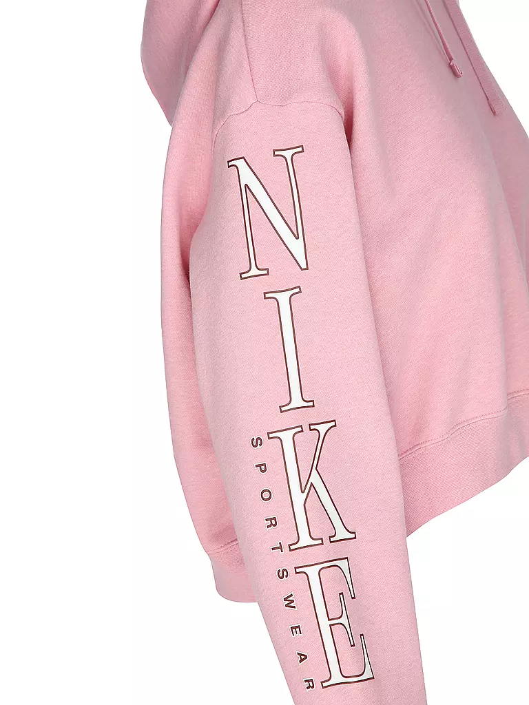 NIKE | Damen Hoodie  Sportswear Club Fleece Crop | rosa
