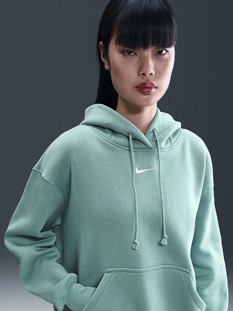 NIKE | Damen Hoodie NSW Phnx FLC | petrol
