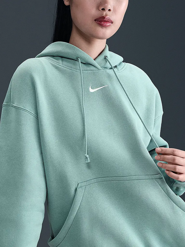 NIKE | Damen Hoodie NSW Phnx FLC | petrol