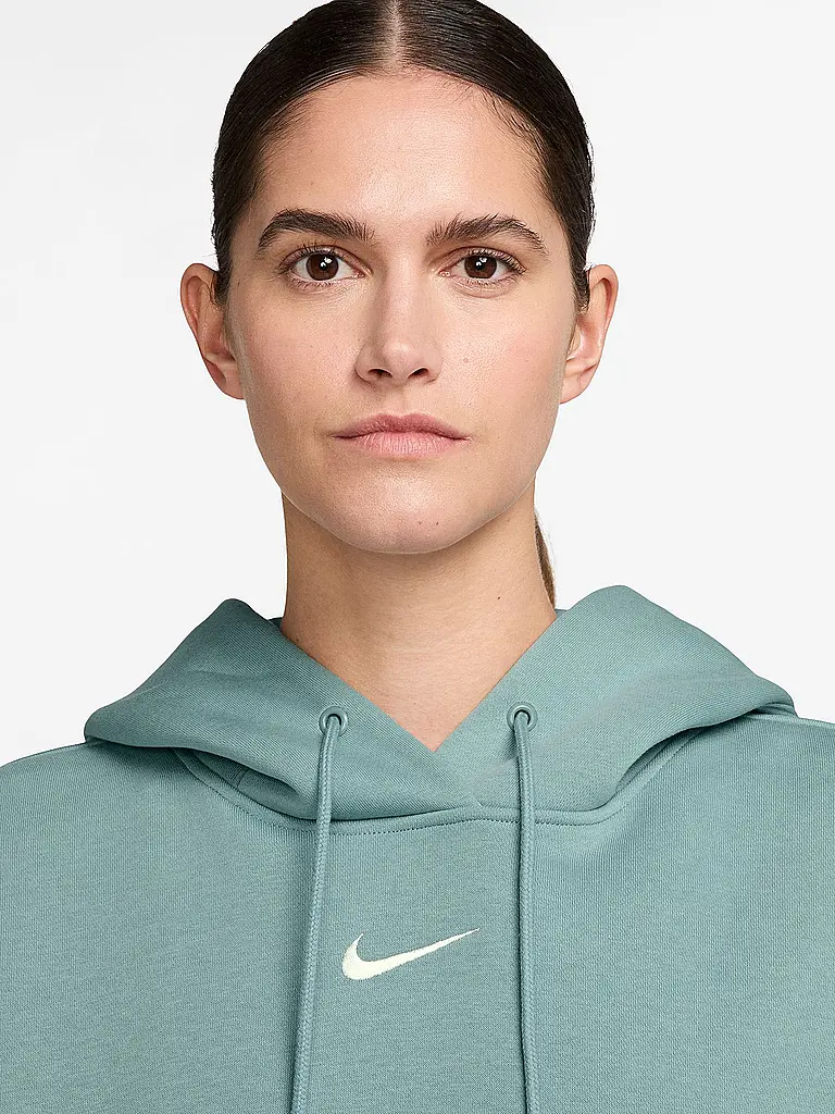 NIKE | Damen Hoodie NSW Phnx FLC | petrol