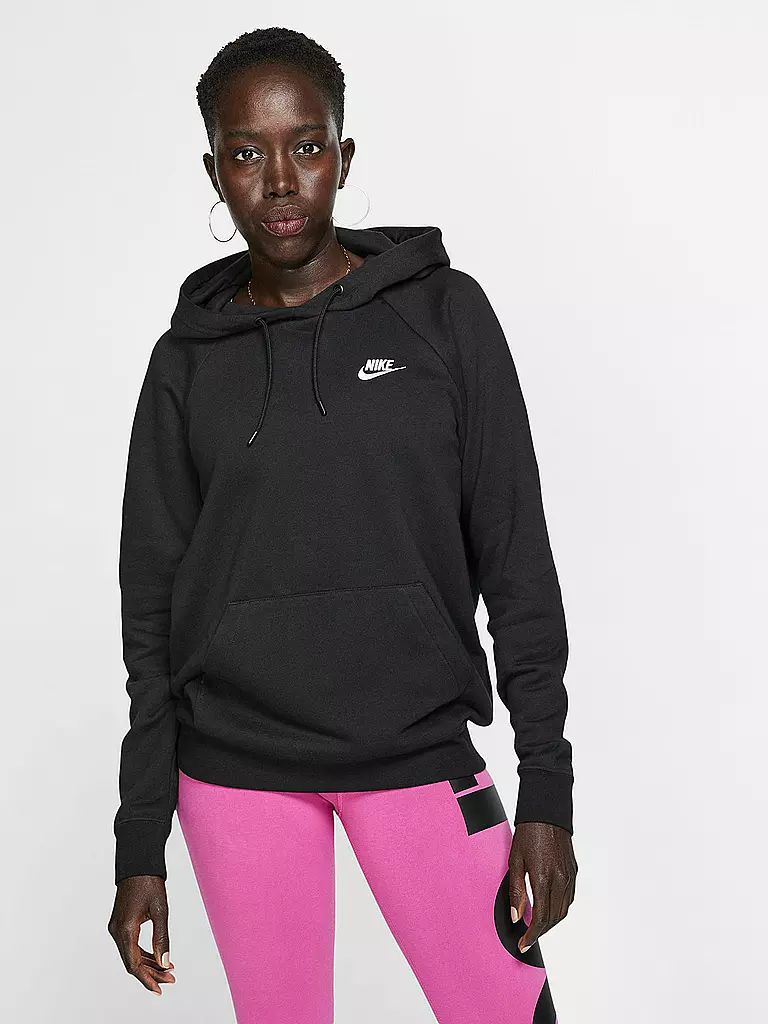 NIKE | Damen Hoodie Sportswear Essential | schwarz