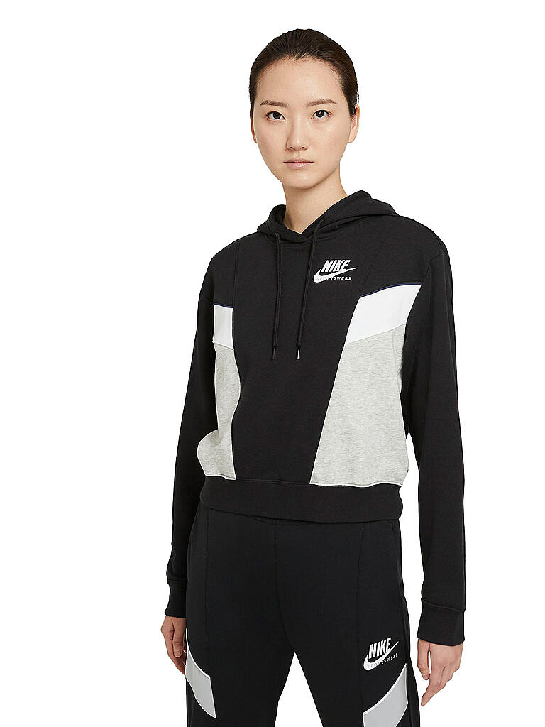 NIKE | Damen Hoodie Sportswear Heritage | schwarz