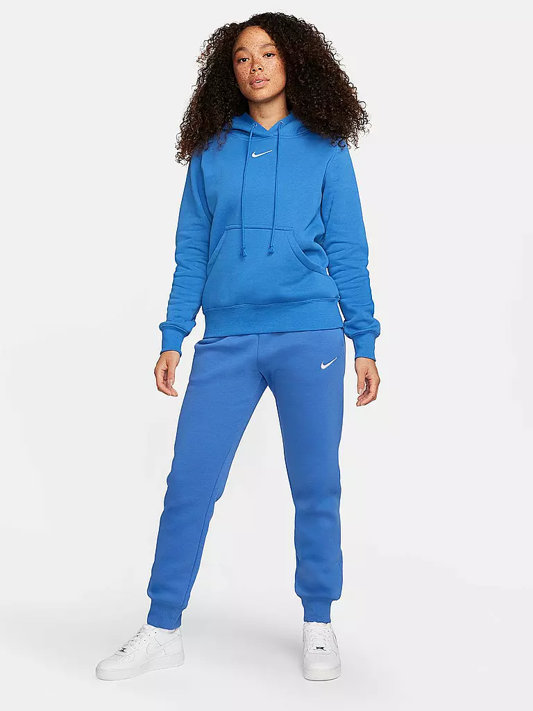 NIKE | Damen Hoodie Sportswear Phoenix Fleece | blau