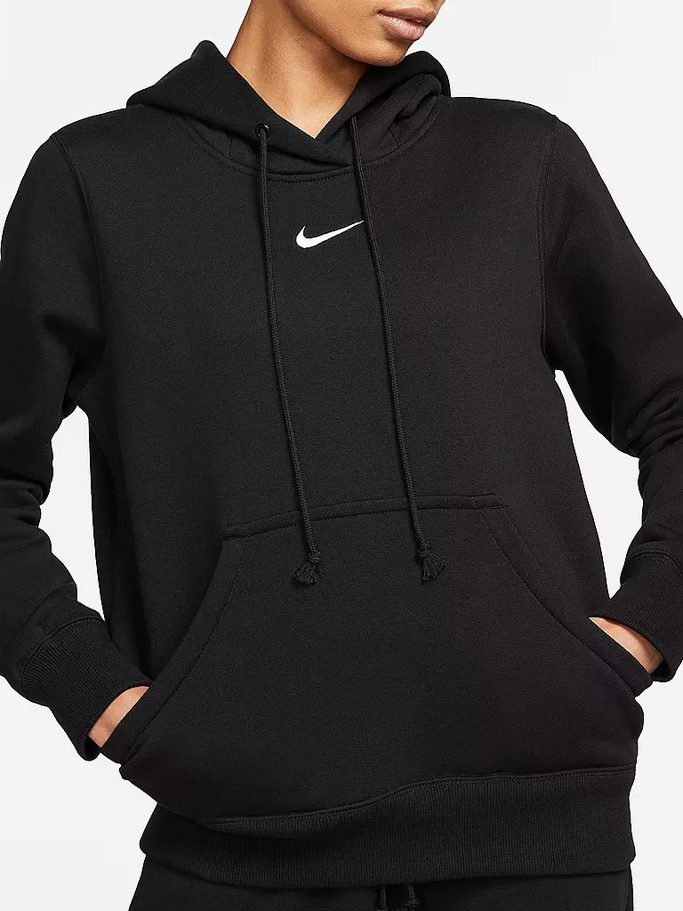 NIKE | Damen Hoodie Sportswear Phoenix Fleece | schwarz