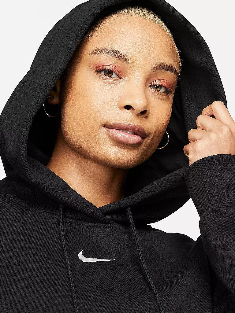 NIKE | Damen Hoodie Sportswear Phoenix Fleece | schwarz