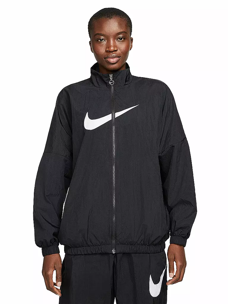 NIKE | Damen Jacke Sportswear Essential | schwarz