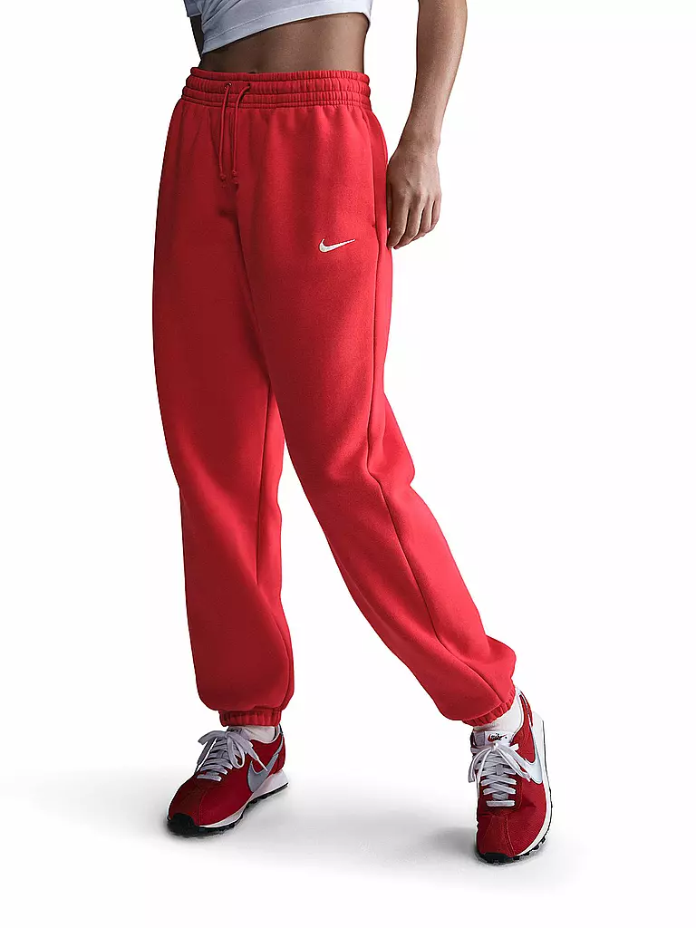 NIKE | Damen Jogginghose NSW Phnx FLC | rot
