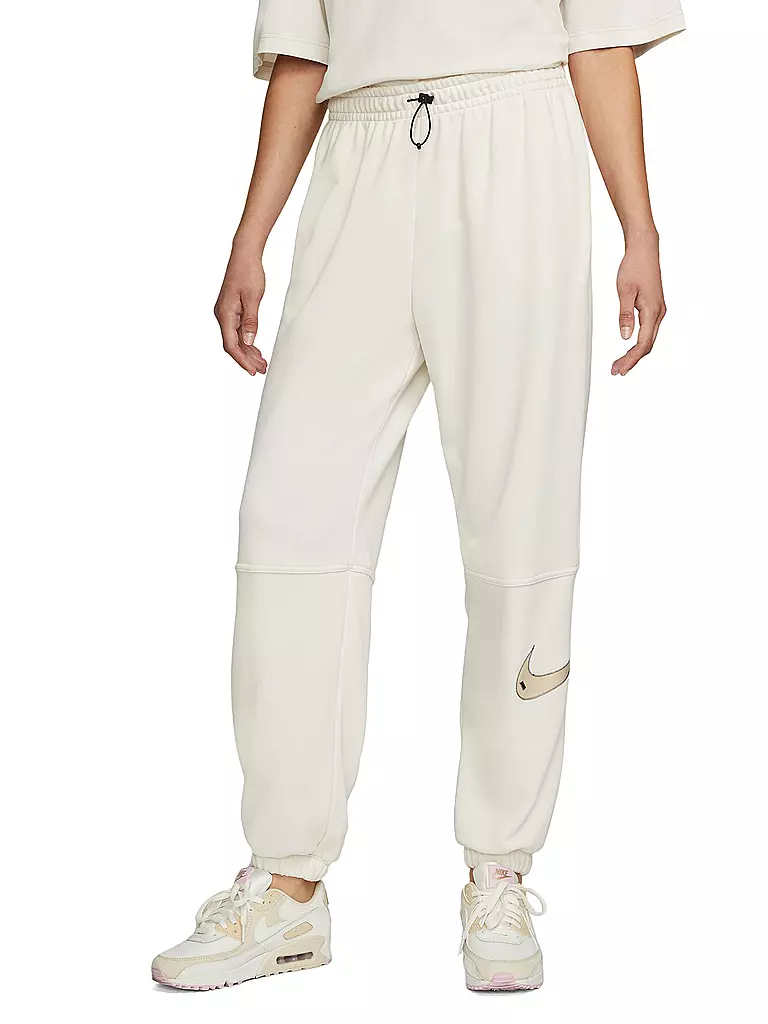 NIKE | Damen Jogginghose Sportswear Swoosh | beige