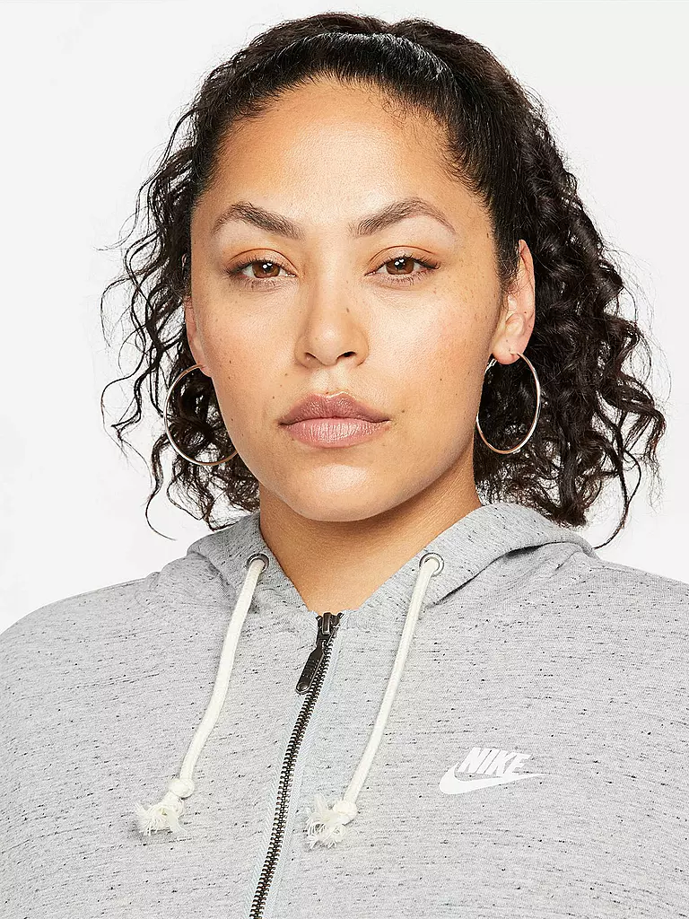 NIKE | Damen Kapuzenjacke Sportswear Gym Vintage | grau