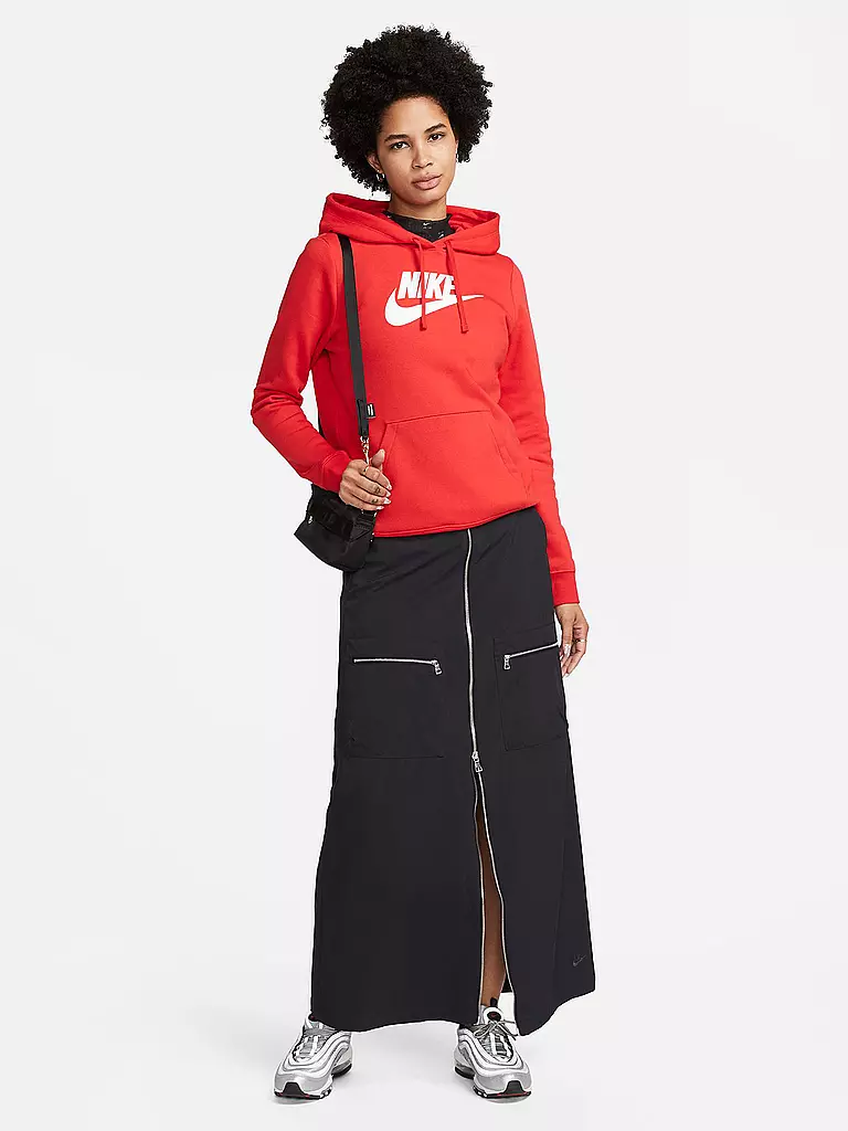 NIKE | Damen Kapuzenpullover Sportswear Club Fleece | rot