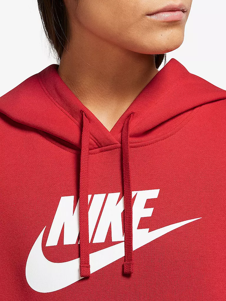 NIKE | Damen Kapuzenpullover Sportswear Club Fleece | rot