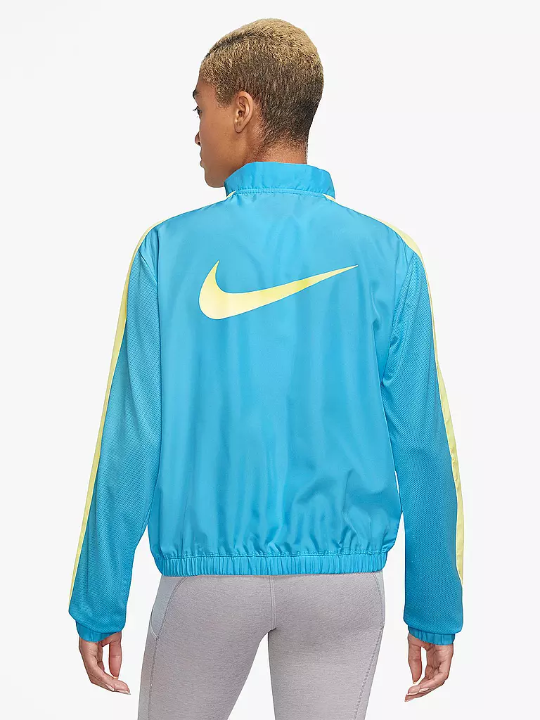 NIKE | Damen Laufjacke Dri-FIT Swoosh Run | blau