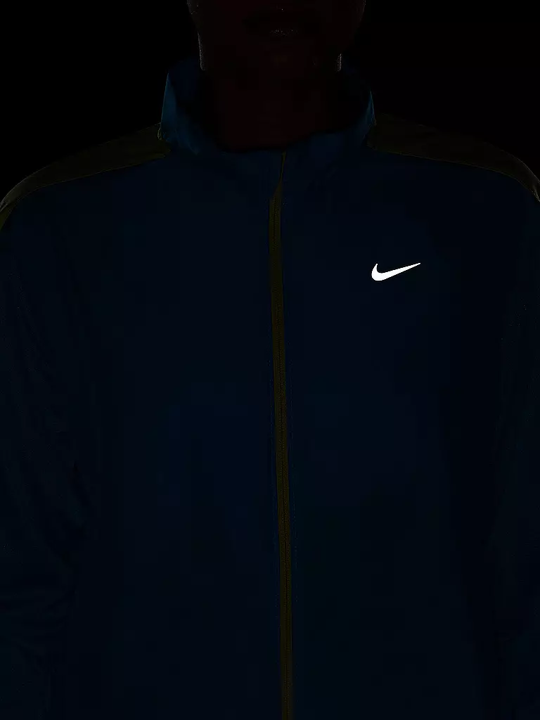 NIKE | Damen Laufjacke Dri-FIT Swoosh Run | blau