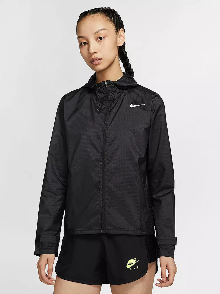 NIKE | Damen Laufjacke Essential | schwarz