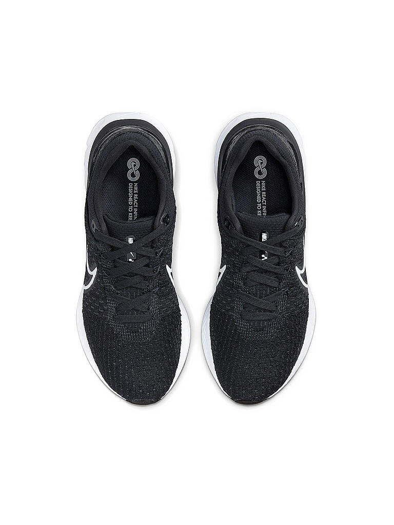 NIKE | Damen Laufschuhe React Infinity Run Flyknit 3 | schwarz