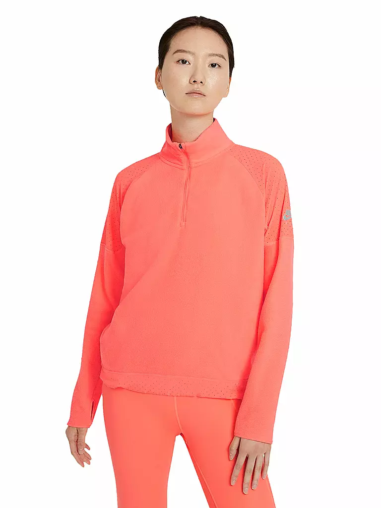 NIKE | Damen Laufshirt Air Midlayer | orange