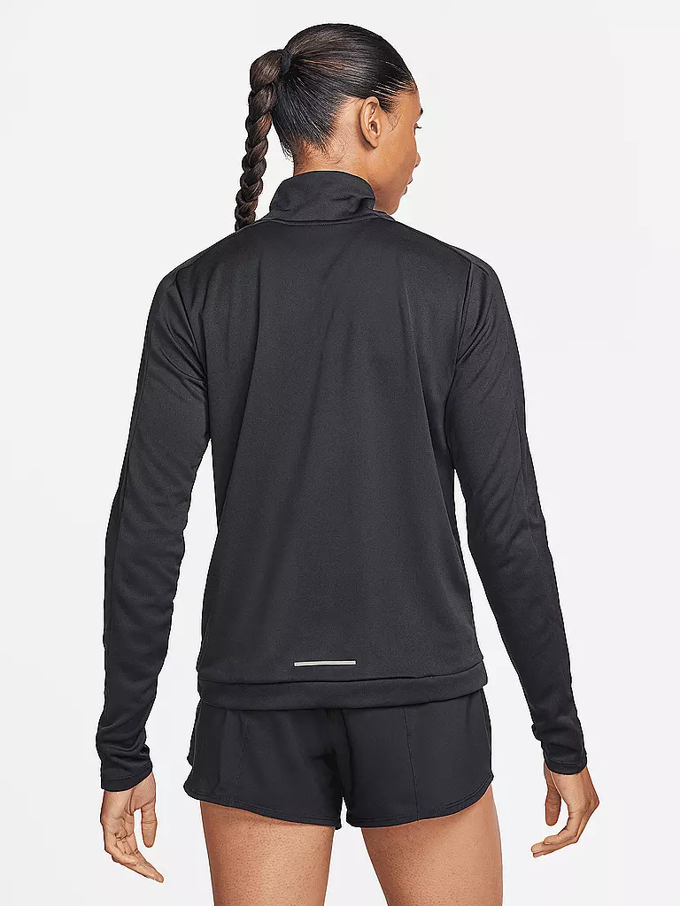 NIKE | Damen Laufshirt Swoosh Dri-FIT | schwarz