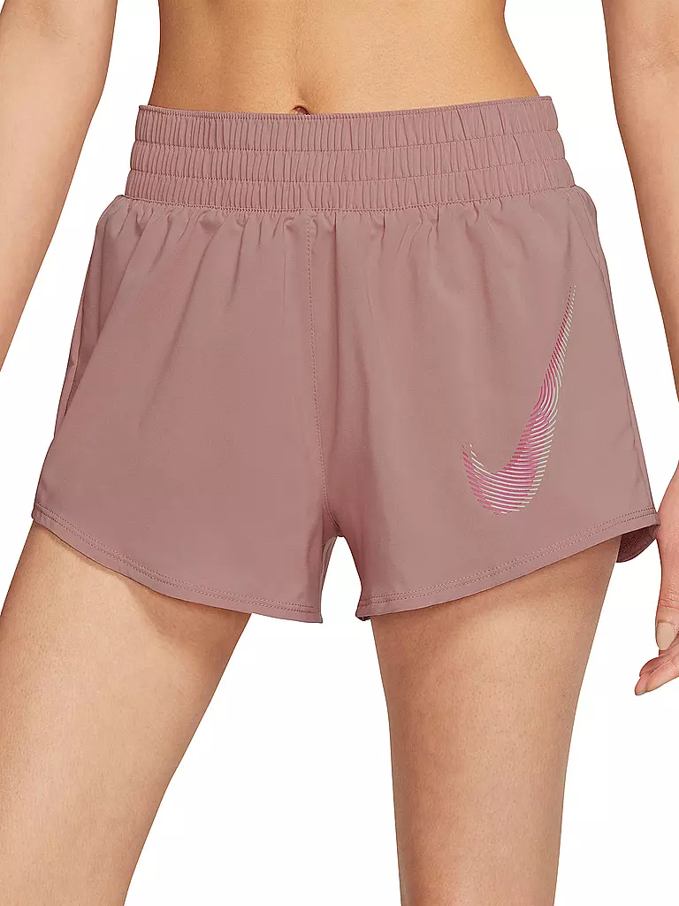 NIKE | Damen Laufshort Dri-FIT One Swoosh | rosa