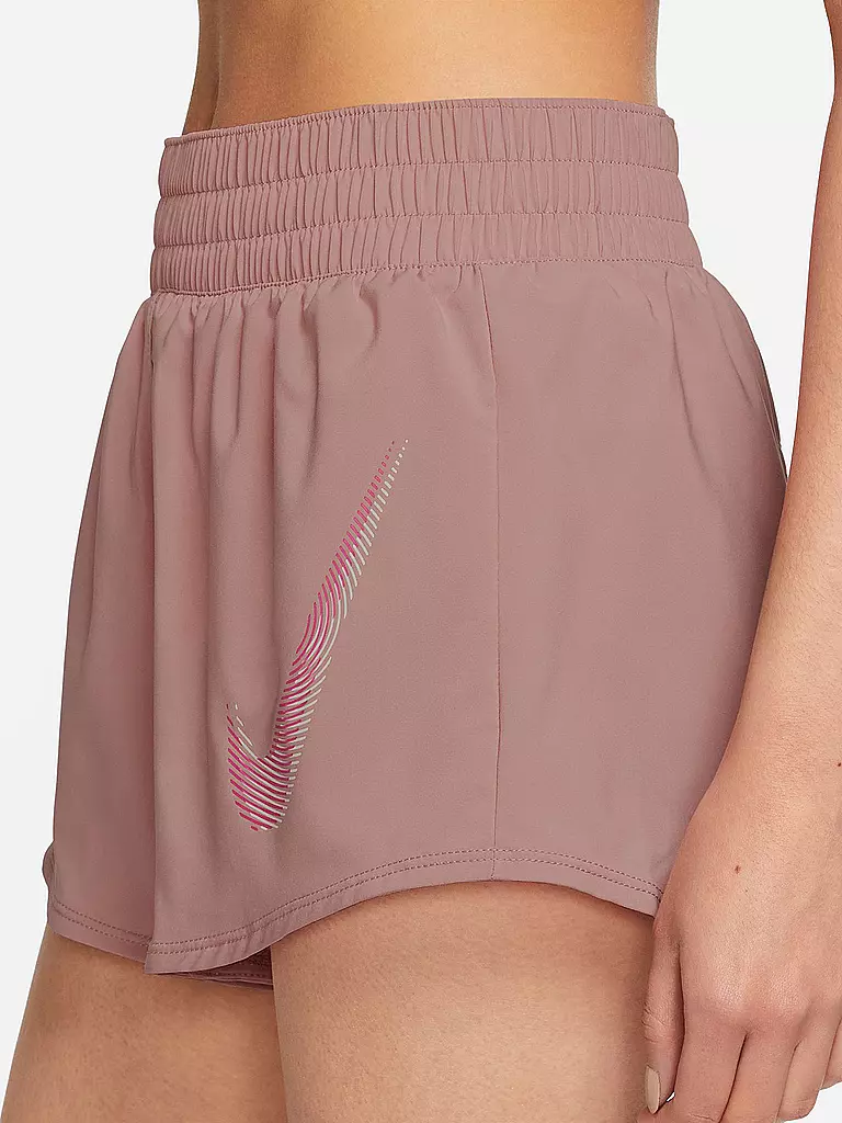 NIKE | Damen Laufshort Dri-FIT One Swoosh | rosa