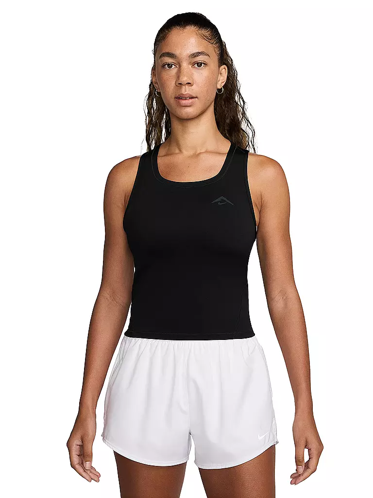 NIKE | Damen Lauftank  Trail | schwarz
