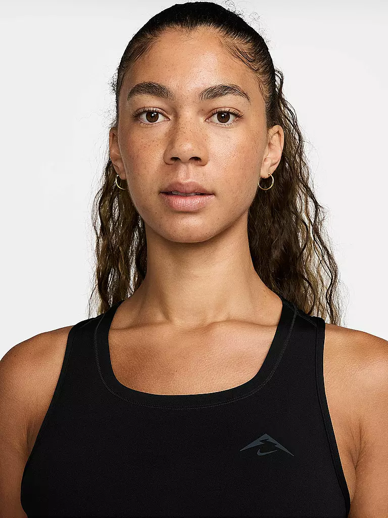 NIKE | Damen Lauftank  Trail | schwarz