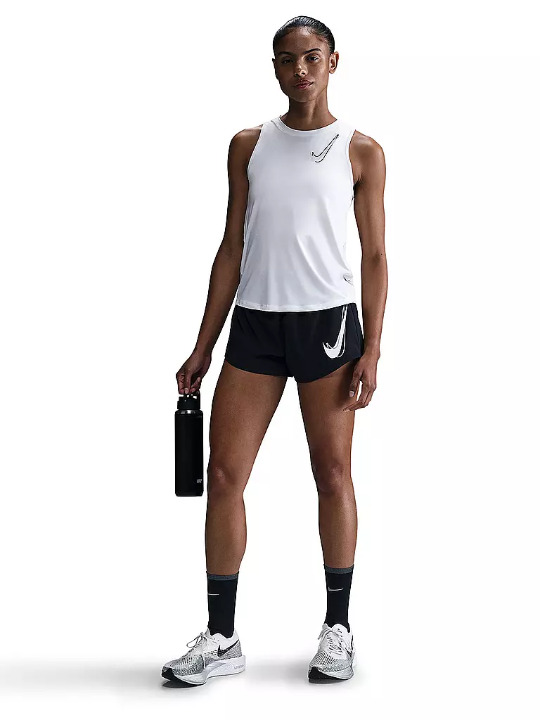 NIKE | Damen Lauftank One Swoosh | weiss