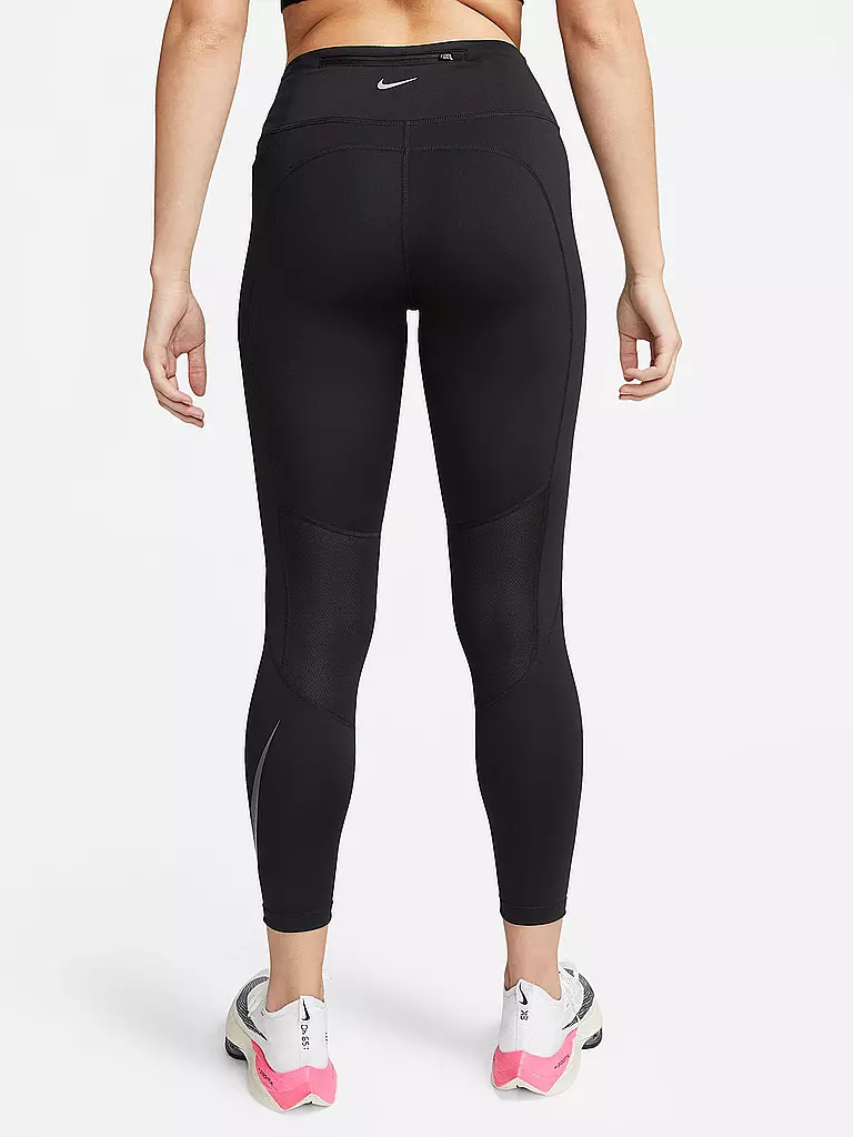 NIKE | Damen Lauftight Dri-FIT Fast Mid-Rise | schwarz