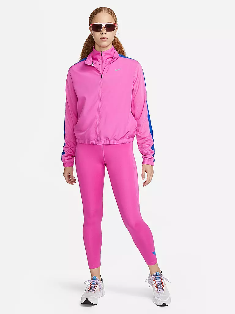 NIKE | Damen Lauftight Dri-FIT Fast Mid-Rise | schwarz