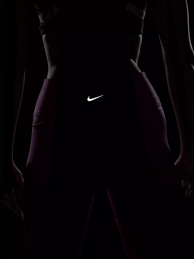 NIKE | Damen Lauftight Dri-FIT Fast Mid-Rise | schwarz
