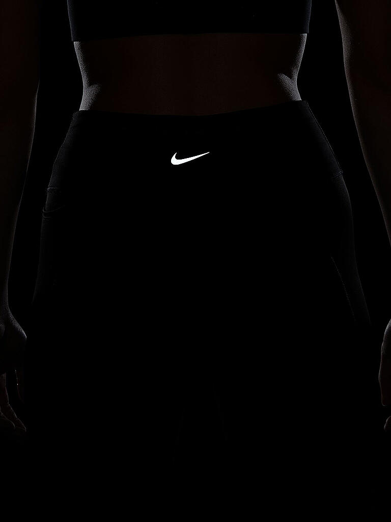 NIKE | Damen Lauftight Dri-FIT Fast Mid-Rise | schwarz