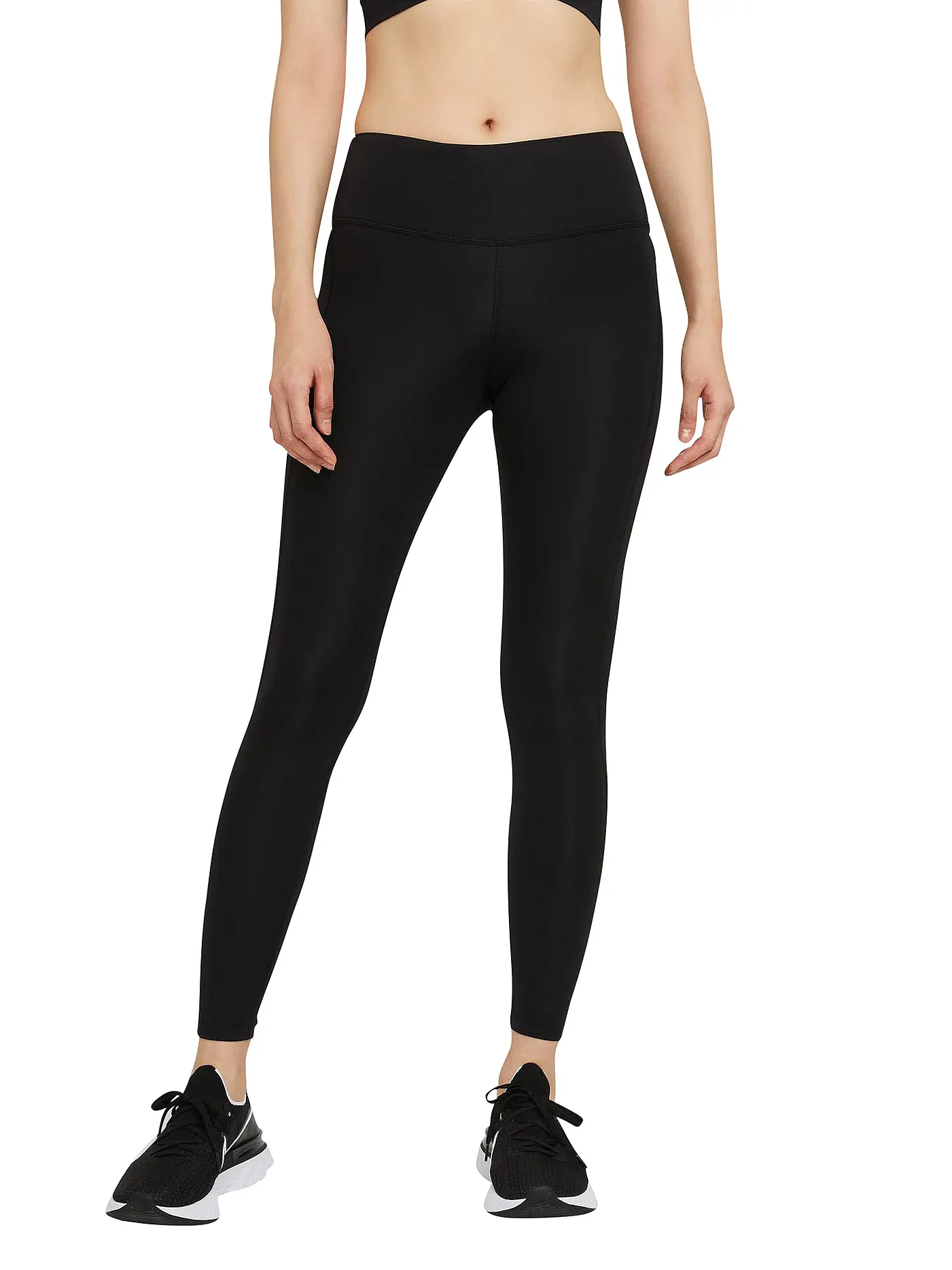 NIKE | Damen Lauftight Epic Fast Mid Rise | schwarz