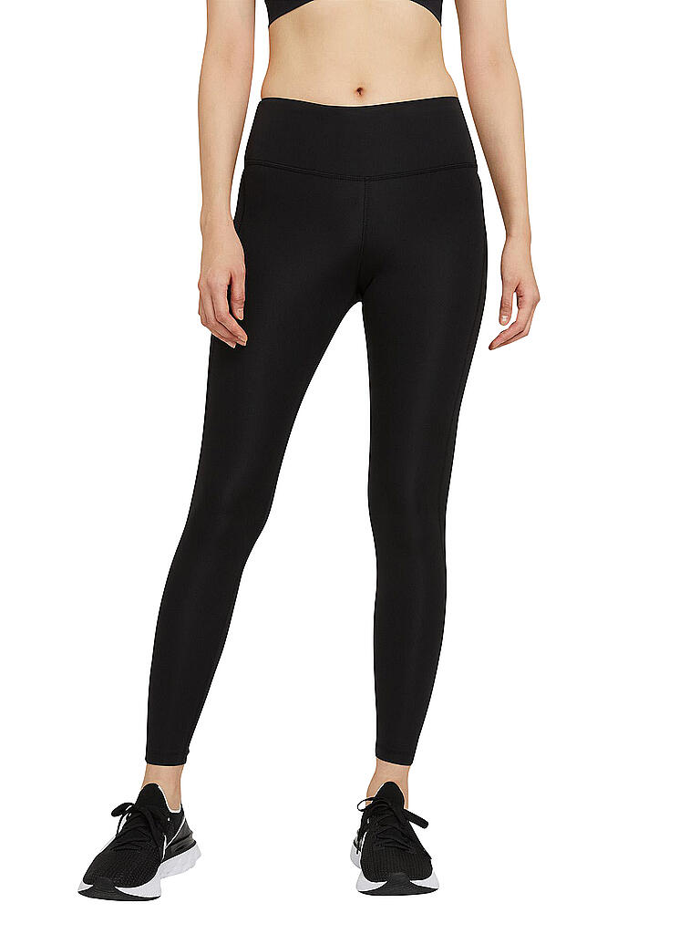 NIKE | Damen Lauftight Epic Fast Mid Rise | schwarz