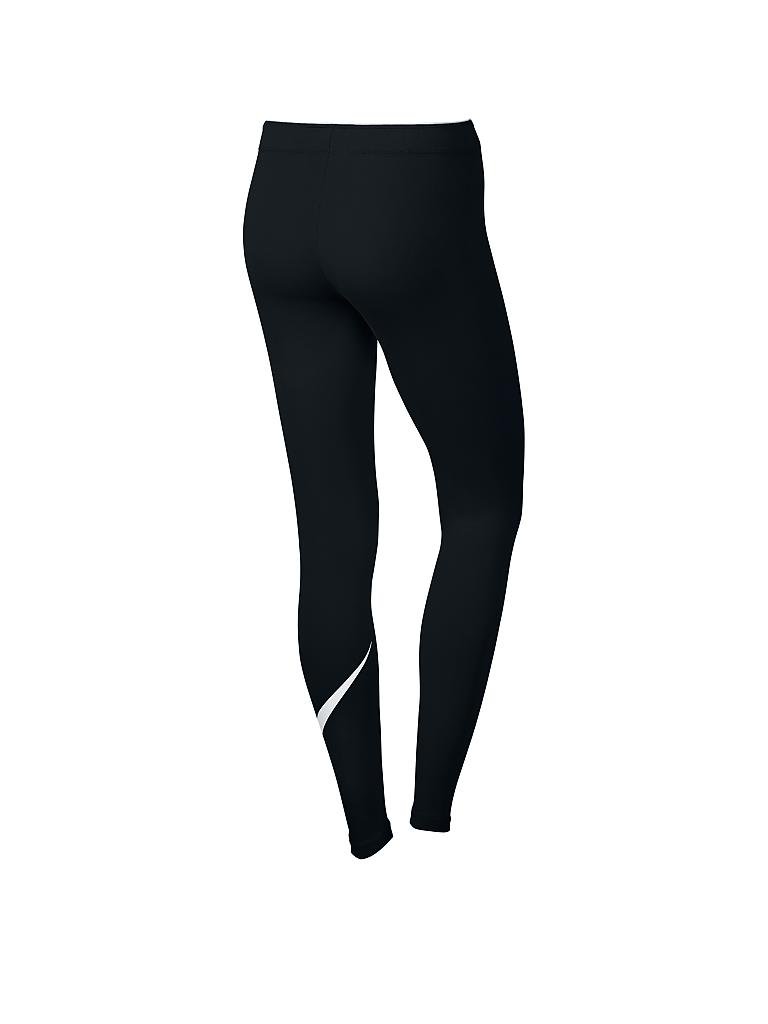 NIKE | Damen Leggings Club Legging-Logo 2 | schwarz