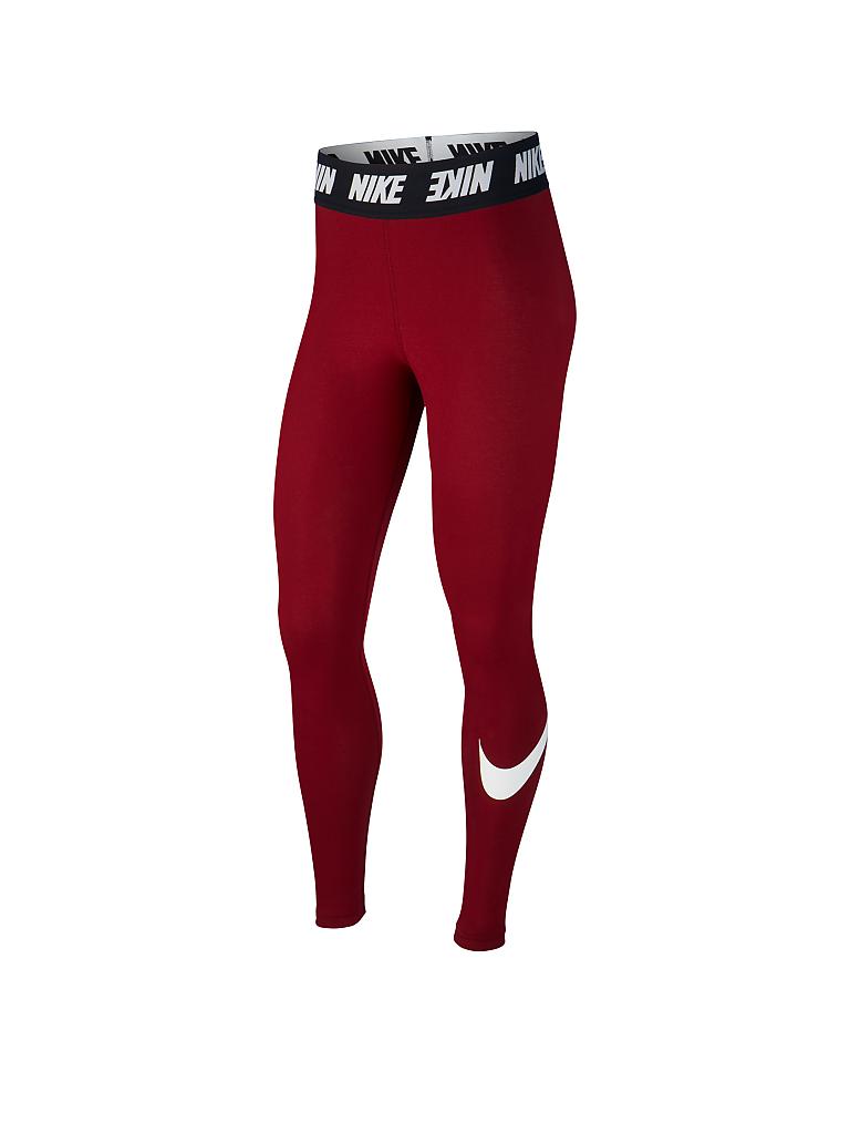 NIKE | Damen Leggings Nike Sportswear Club | rot